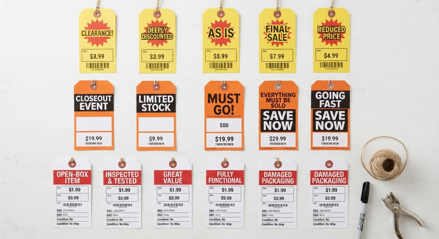 Clearance, Closeout, and Open-Box: What Each Label Actually Means for Shoppers