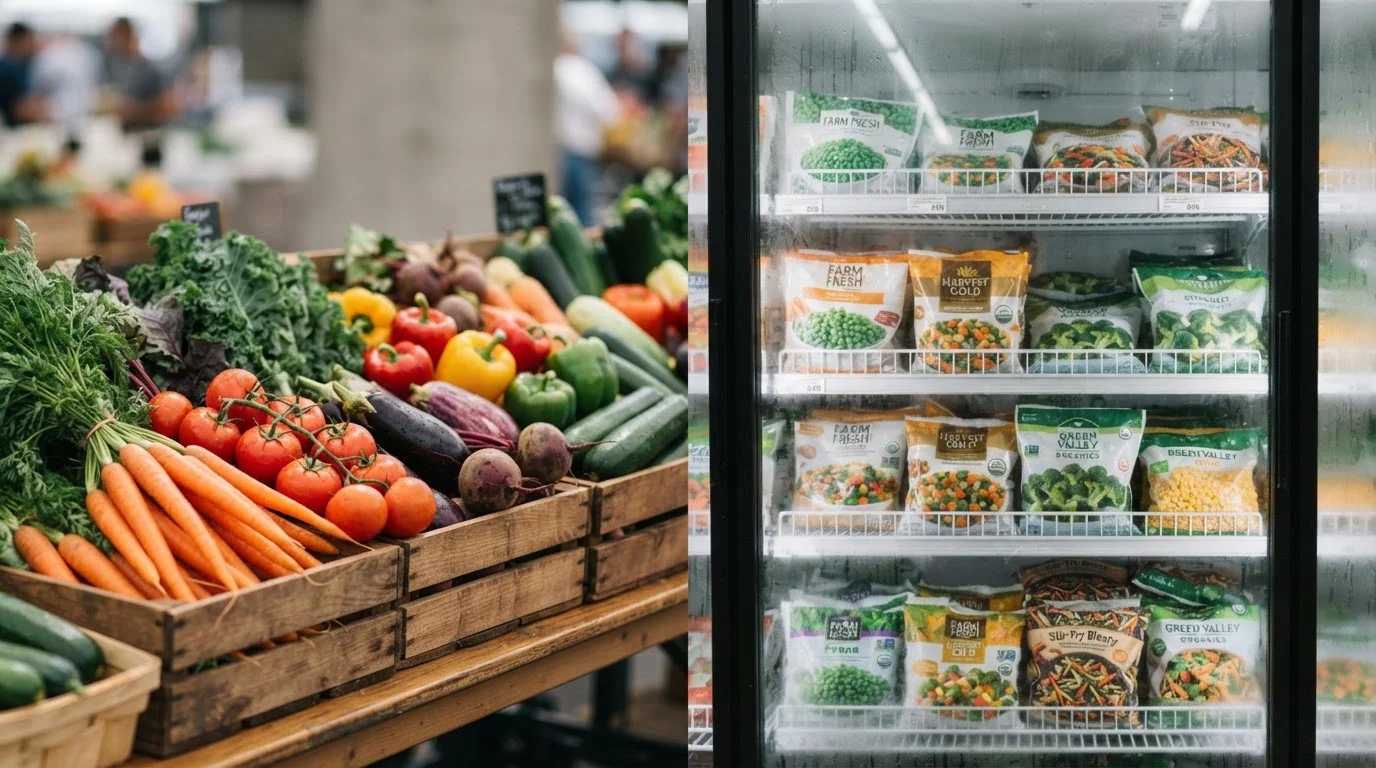 The Real Difference Between Frozen and Fresh Vegetables