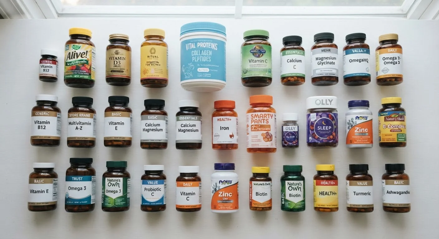 Generic vs. Name-Brand Vitamins and Supplements: What to Know